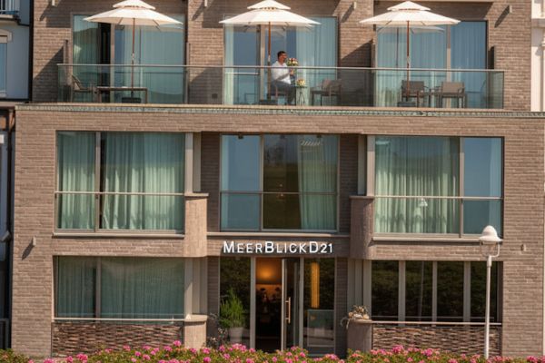 Stilvolles Zimmer im Hotel MeerBlickD21