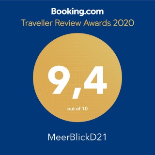 Booking Award 2020 - MeerblickD21 - Norderney - Juist