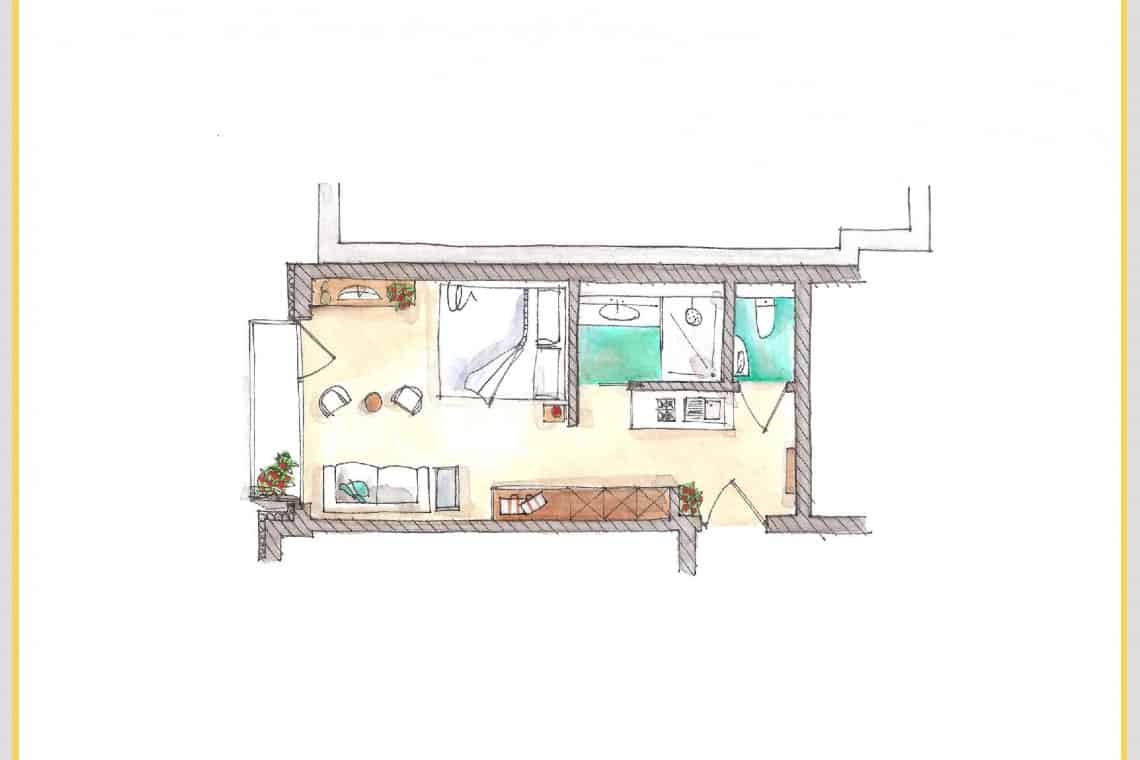 Grundriss Marienhöhe 3 Hotel Norderney