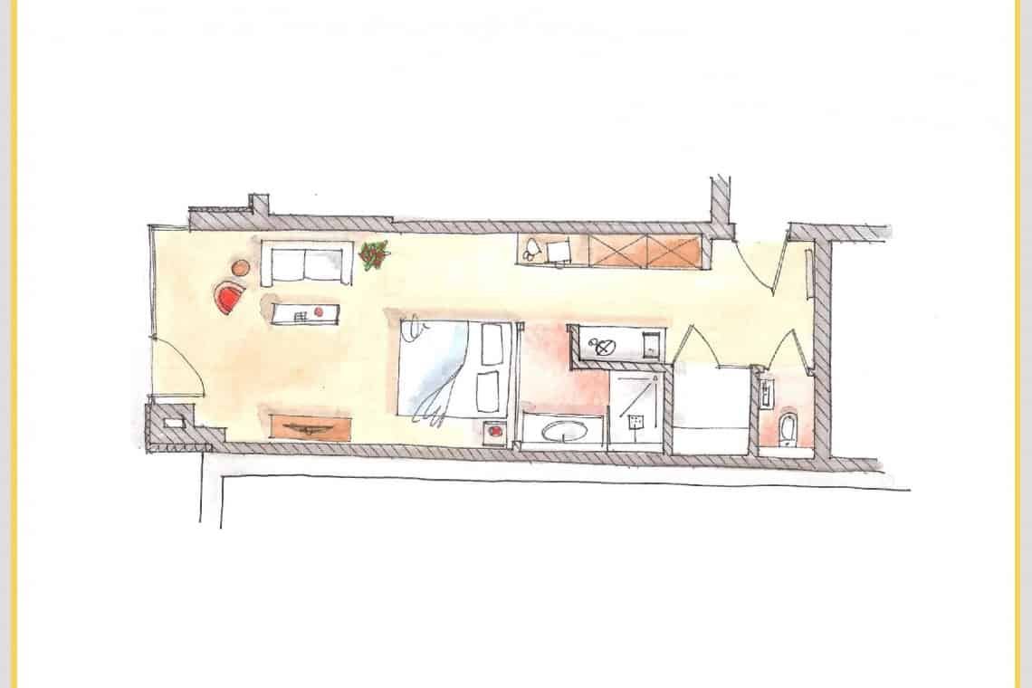 Floor PlanWeststrand 1 Hotel Norderney