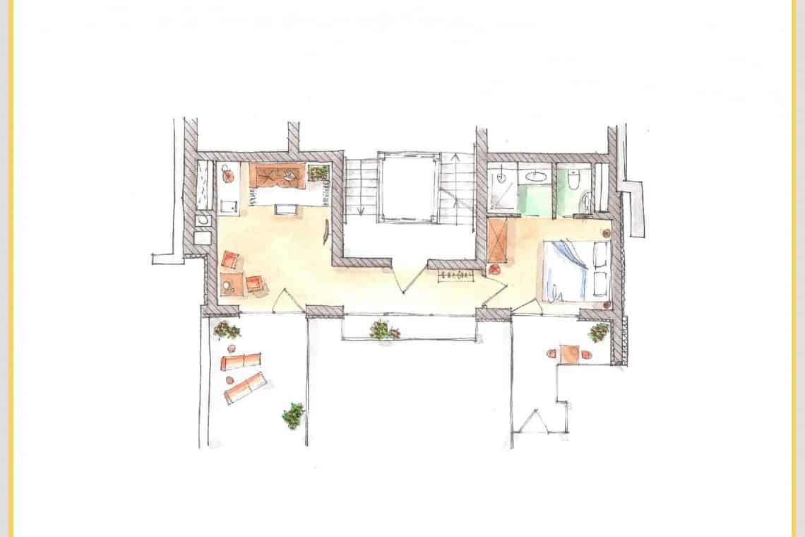 GrundrissMorgensonne 1 Hotel Norderney