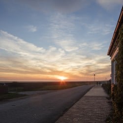 Sonnenuntergang Ferienwohnung Ostfriesland Juist